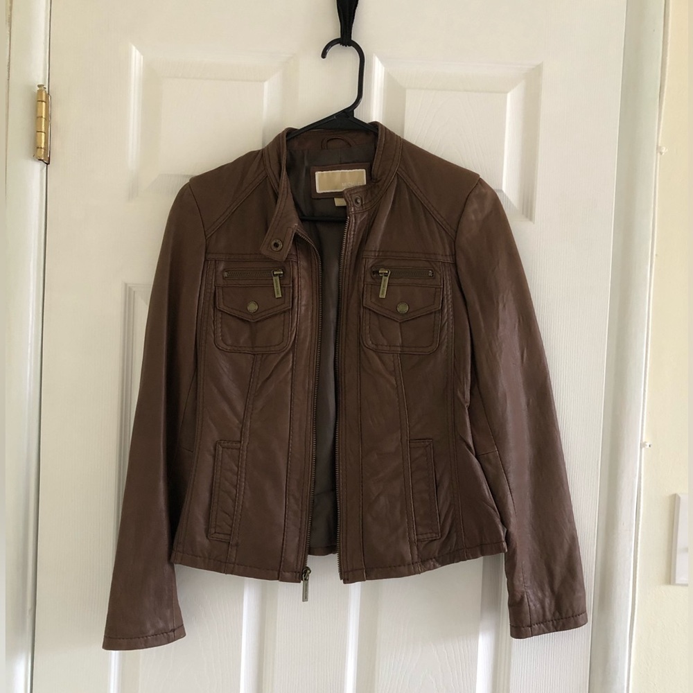GENUINE LEATHER JACKET - Michael Kors